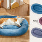 Stylish Oval Calming Dog Bed - Comfortable & Safe