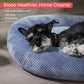Stylish Oval Calming Dog Bed - Comfortable & Safe